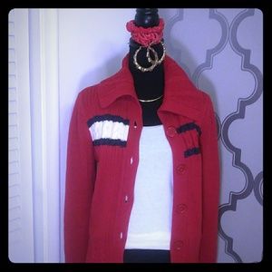 Tommy Hilfiger Logo Sweater Knit TH Top Longsleeve